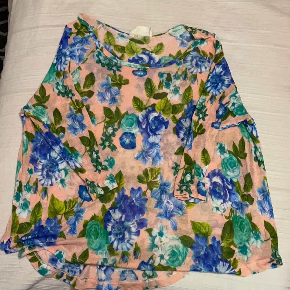 EUC Show Me Your Mumu floral print top